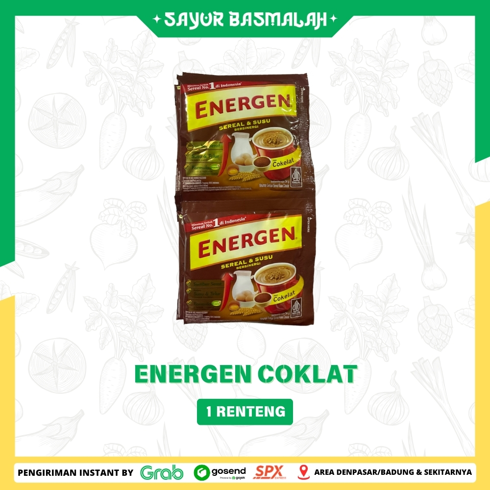 

Energen Coklat 1 Renteng - Sayur Basmalah
