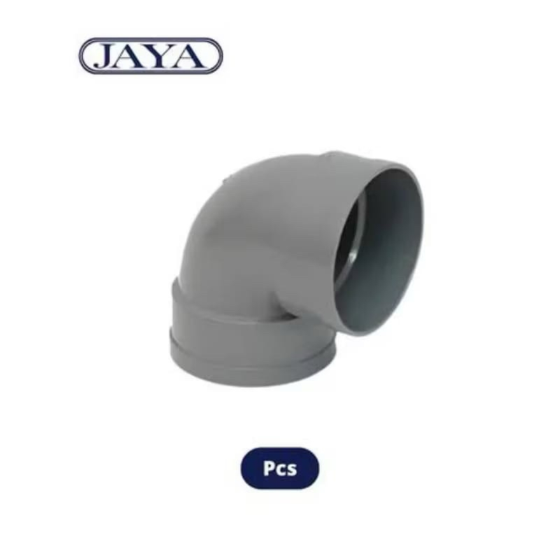 Keni PVC 2 ½" Inch DV JAYA / Elbow L Sambungan Pipa / Fitting / Knee Paralon Piting Viting Air Salur