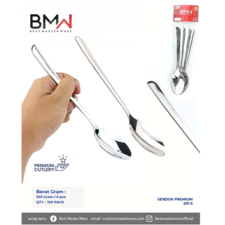 GB - SENDOK MAKAN TEBAL KOREA STAINLESS STEEL PREMIUM TEBAL - SENDOK MAKAN KOREA 6PCS - SENDOK MAKAN