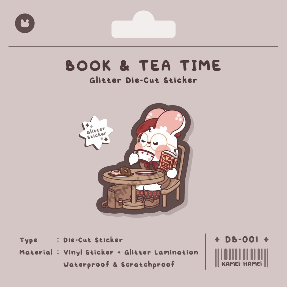 

KAMEI HAMEI Bookstore Sticker Die Cut / Stiker Satuan