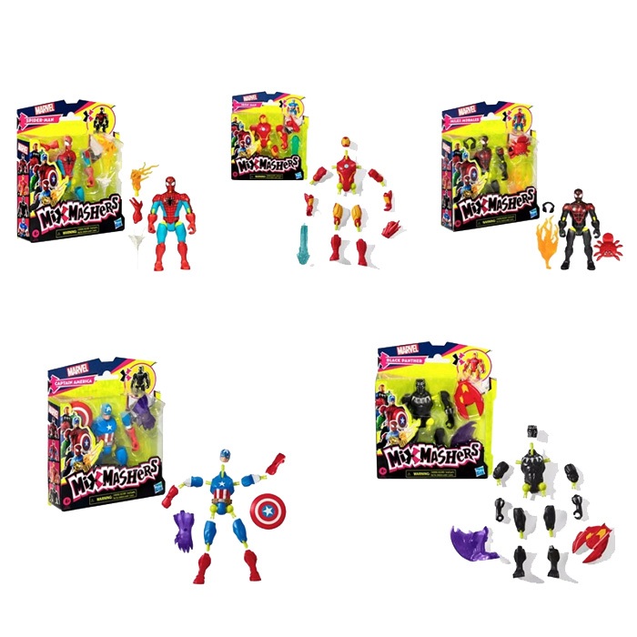 Avengers Marvel Action Figure MixMashers Basic