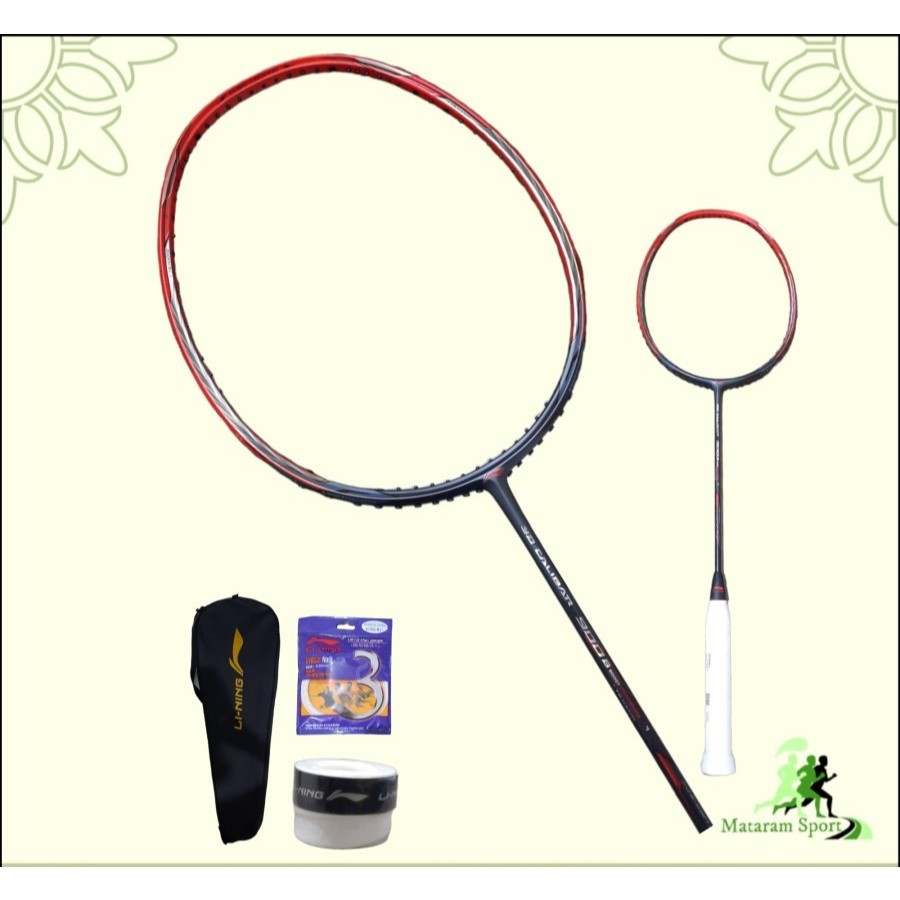 RAKET BADMINTON LINING 3D CALIBAR 900 BOOST ORIGINAL