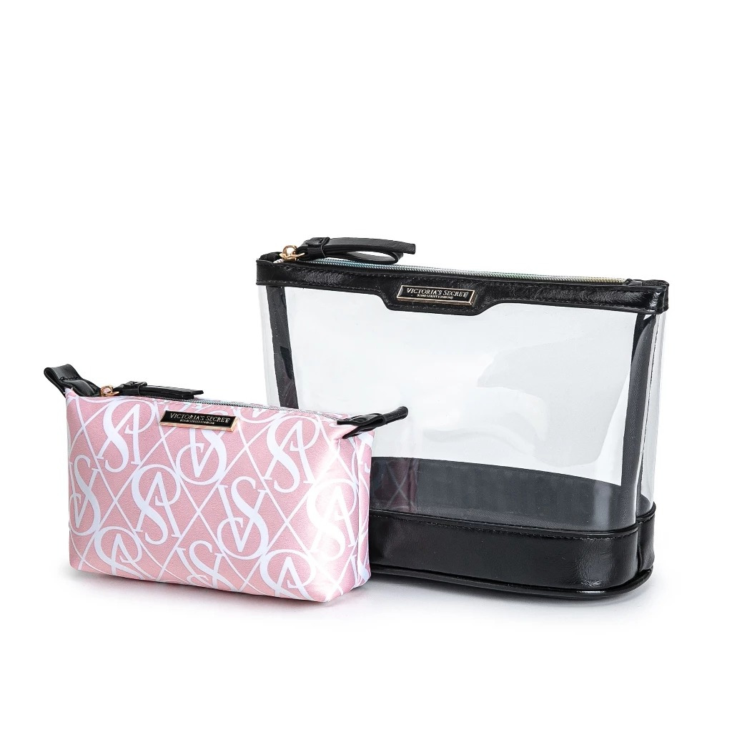 Tas victoria&secret bag / Pouch mini tangan / Pouch makeup transparan#811