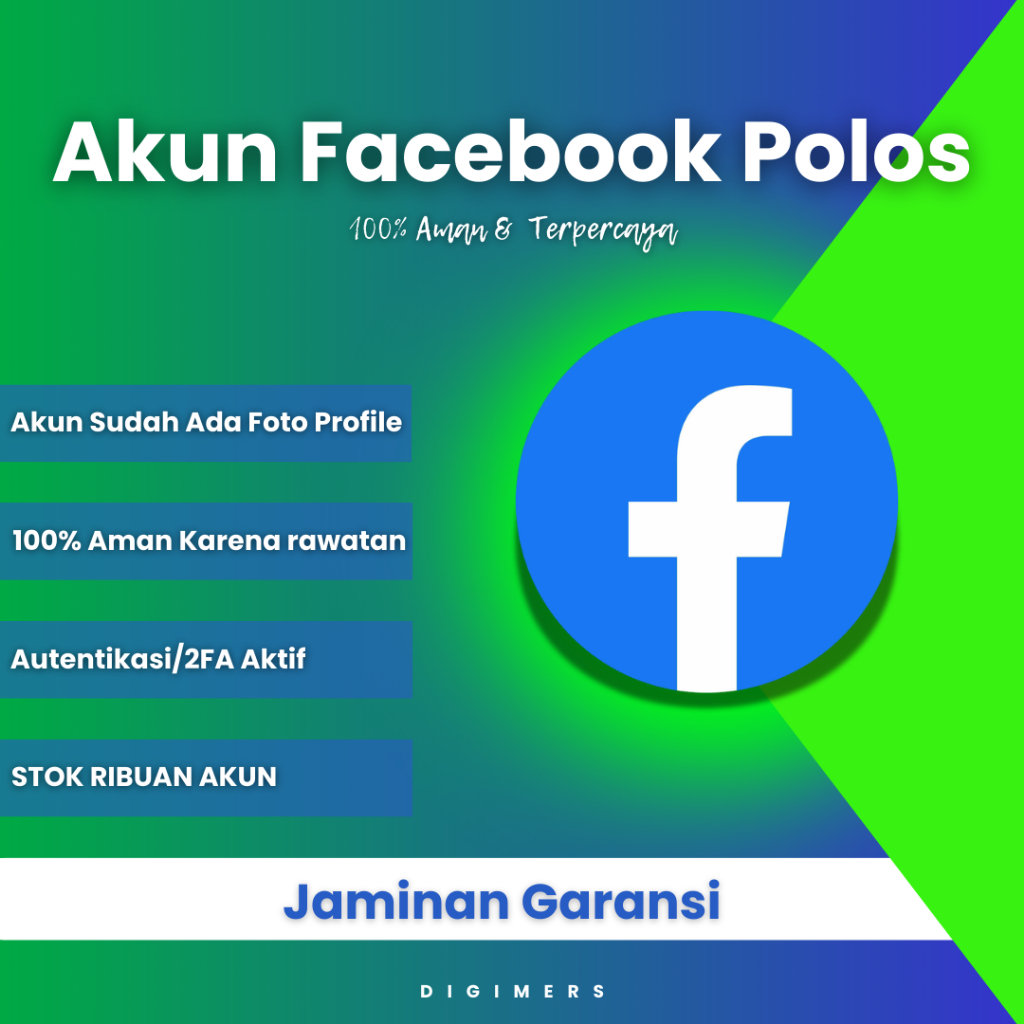 Akun fb Polos Kuat & Bergaransi | Akun  Facebook lama | Akun Facebook Spam | Akun Facebok 2fa Aktif