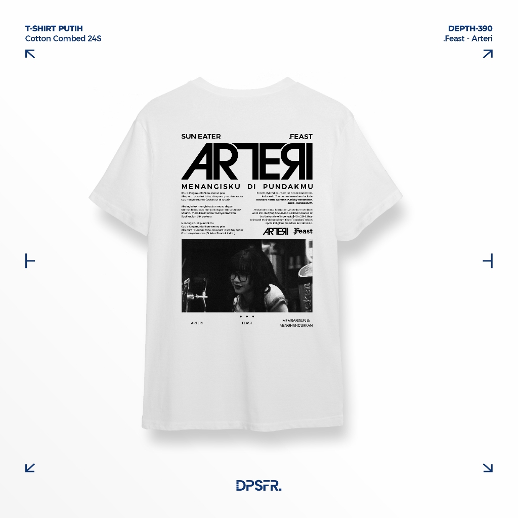 [UNOFFICIAL] Tshirt Deepsuffer Putih - .Feast Arteri