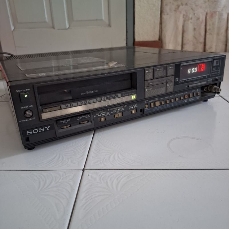 Cassette Recorder Super Betamax Video Player Vintage Sony SL-800ME