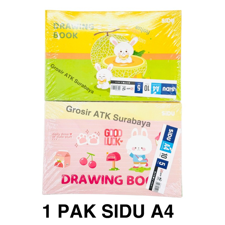 

( DAPAT 1 PAK ISI 5 PCS ) BUKU GAMBAR SINAR DUNIA A4 FANCY / Drawing Book Sinar Dunia SiDu SD A4