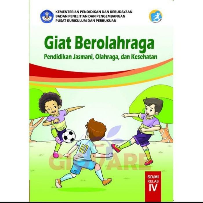 Buku Obral - BUKU GIAT BEROLAHRAGA / PJOK SD KELAS 4 K13