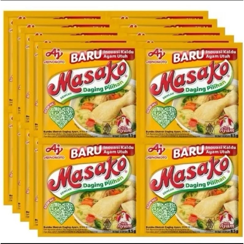 

Masako Ayam Sachet 2 renceng 24pcs