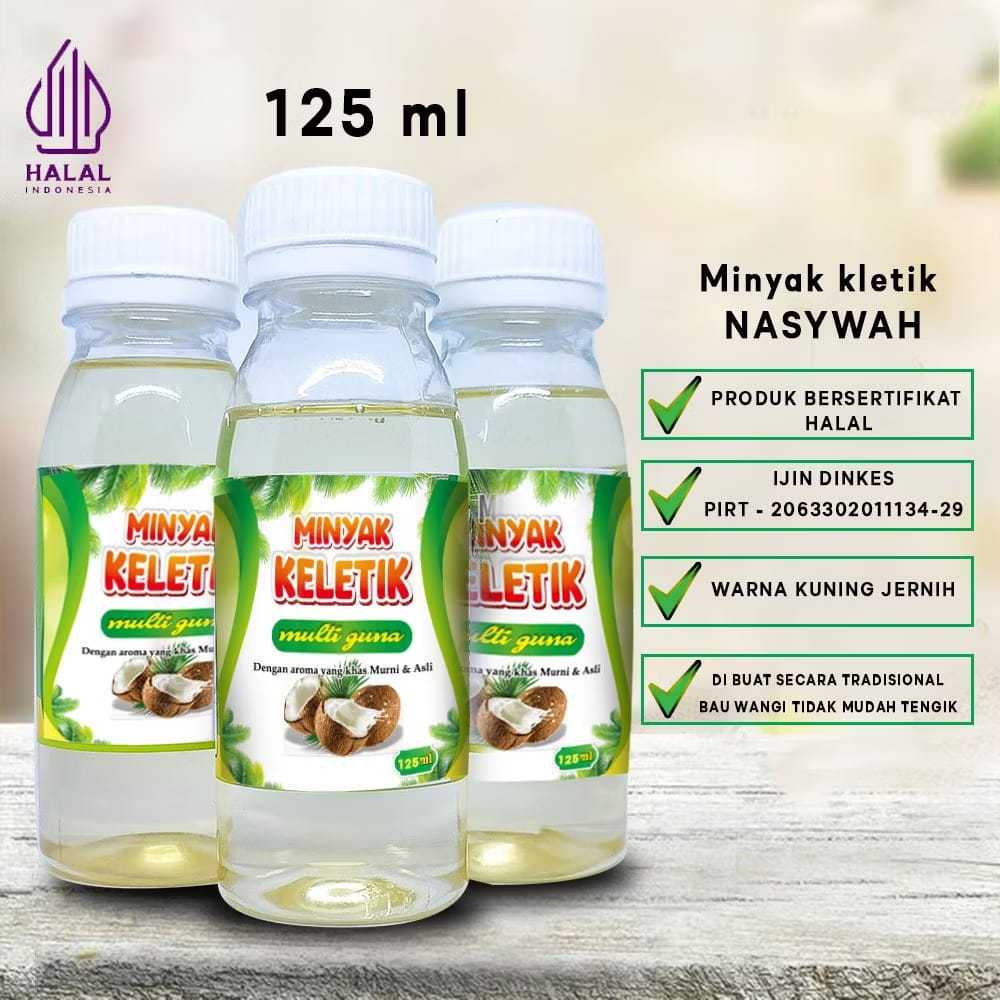 

Minyak Keletik - kelentik - kletik minyak kelapa asli tradisional serbaguna 125 ml