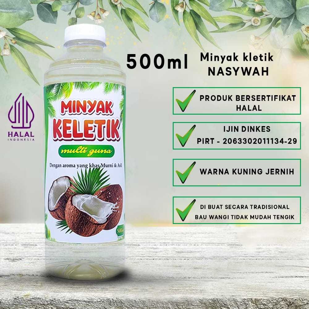 

Minyak Kelapa Murni 100% Asli 500ml / Minyak Keletik / Minyak Kletik / Minyak Klentik
