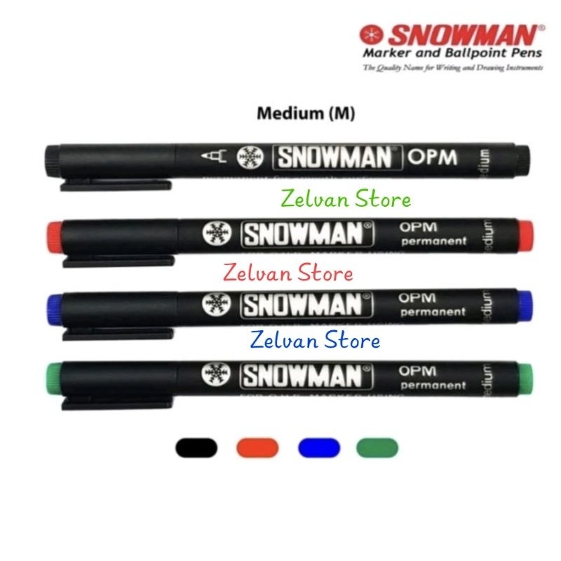 

Snowman Marker OPM (Medium) dan OPF (Fine)