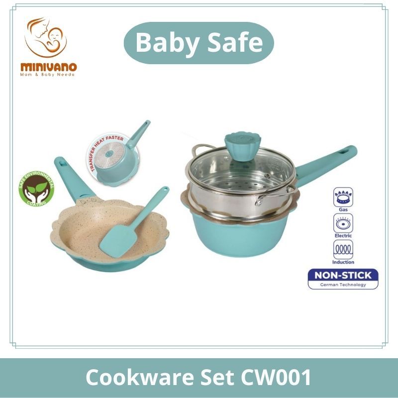 Baby Safe CW001 Baby Cookware Set | Alat Masak MPASI Bayi