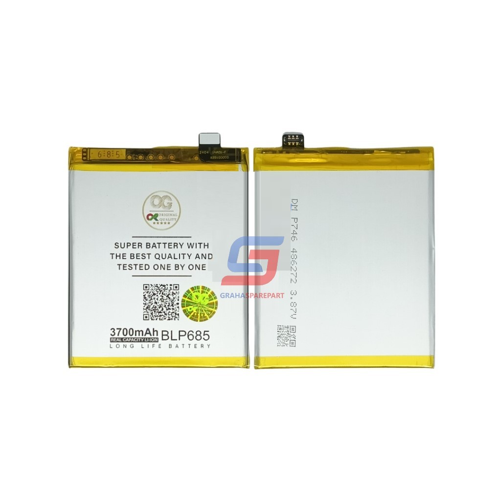 BATERAI / BATTERY / BATRE ONEPLUS 6T / A6010 / BLP-685 OG SUPER