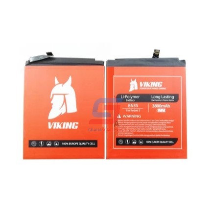 BATERAI / BATTERY / BATRE XIAOMI REDMI 5 / BN-35 VIKING DOUBLE POWER