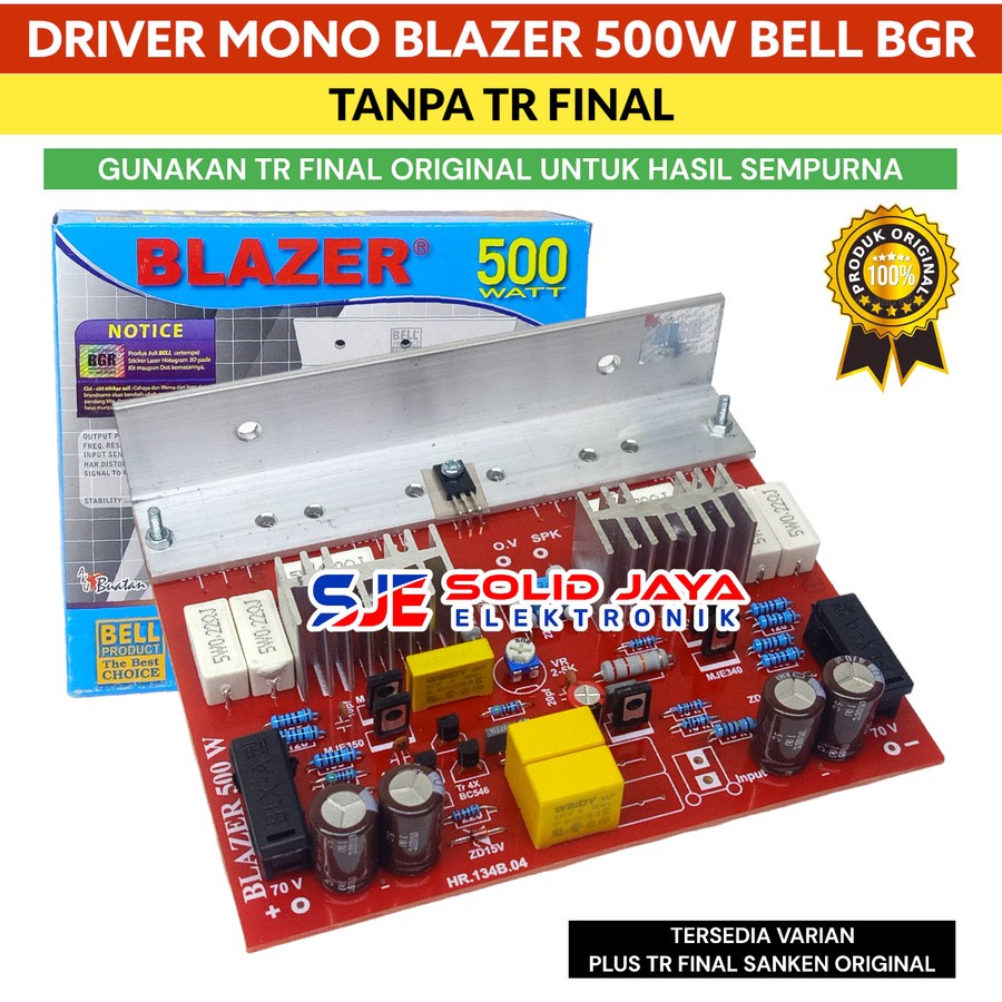 KIT DRIVER BLAZER 500W MONO POWER BLAZER DRIVER POWER AMPLIFIER AMPLI MONO BLASER 500 WATT W MONO TA