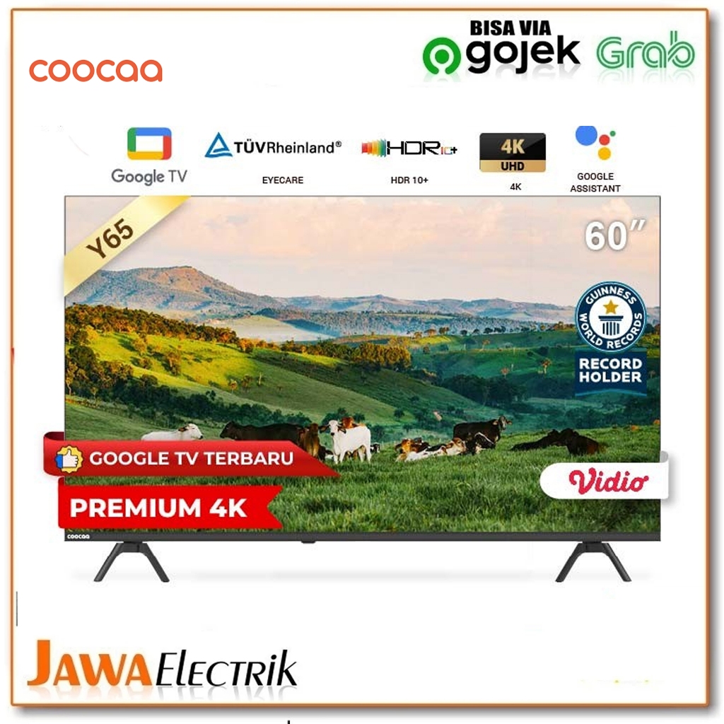 Coocaa LED TV GOOGLE TV 4K UHD 60Y65