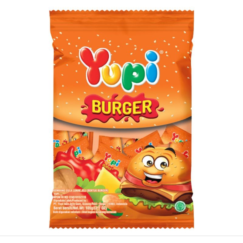 

Yupi Gummy Candies Mini Burger 104 g