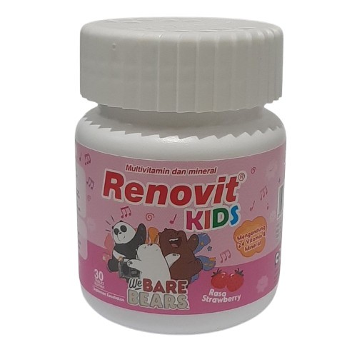 RENOVIT KIDS STRAWBERRY 30S