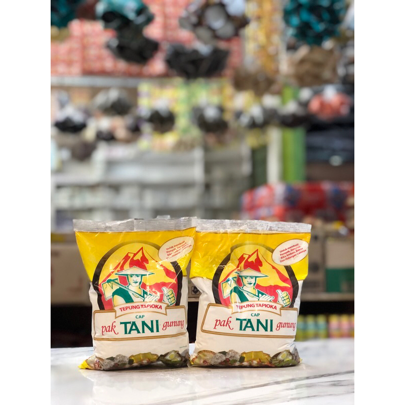 

Tepung Tapioka / Sagu Cap Pak Tani Gunung Kemasan 500gr