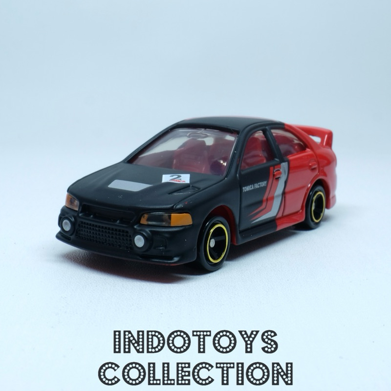 Tomica Factory ~ Mitsubishi Lancer Evo IV #2 Black Interior
