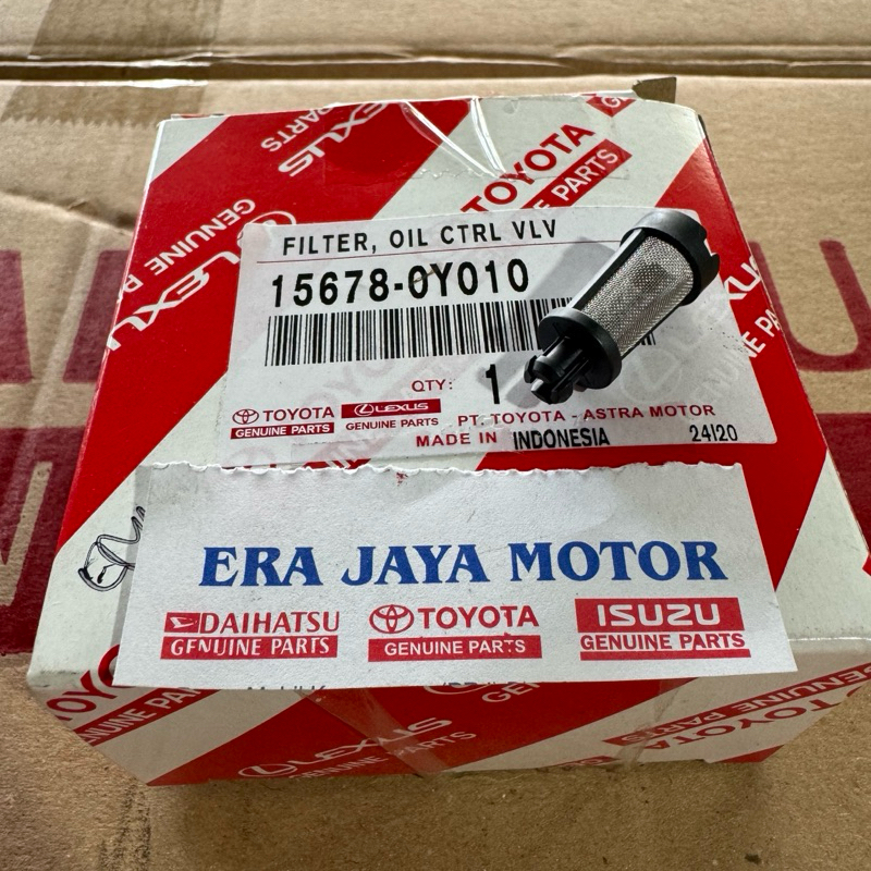 filter saringan oli mesin control valve cylinder head calya sigra 1200cc-agya ayla 1200cc original