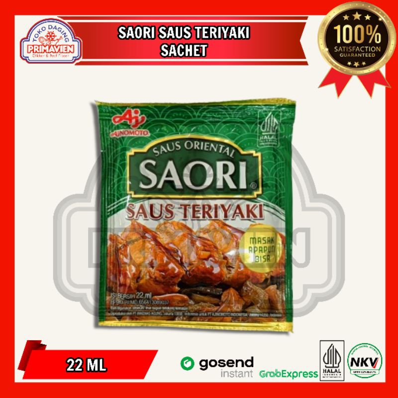 

Saori Saus Teriyaki Sachet 22ml