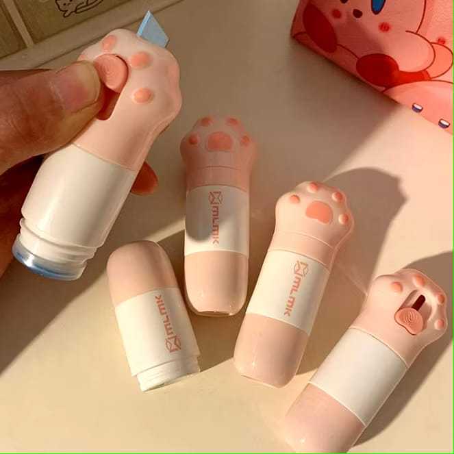 

Cutter dan Penghapus Alamat Resi Paket / Cute Information Remover Receipt / Cutter Mini Lucu 2 in 1 Package Opener