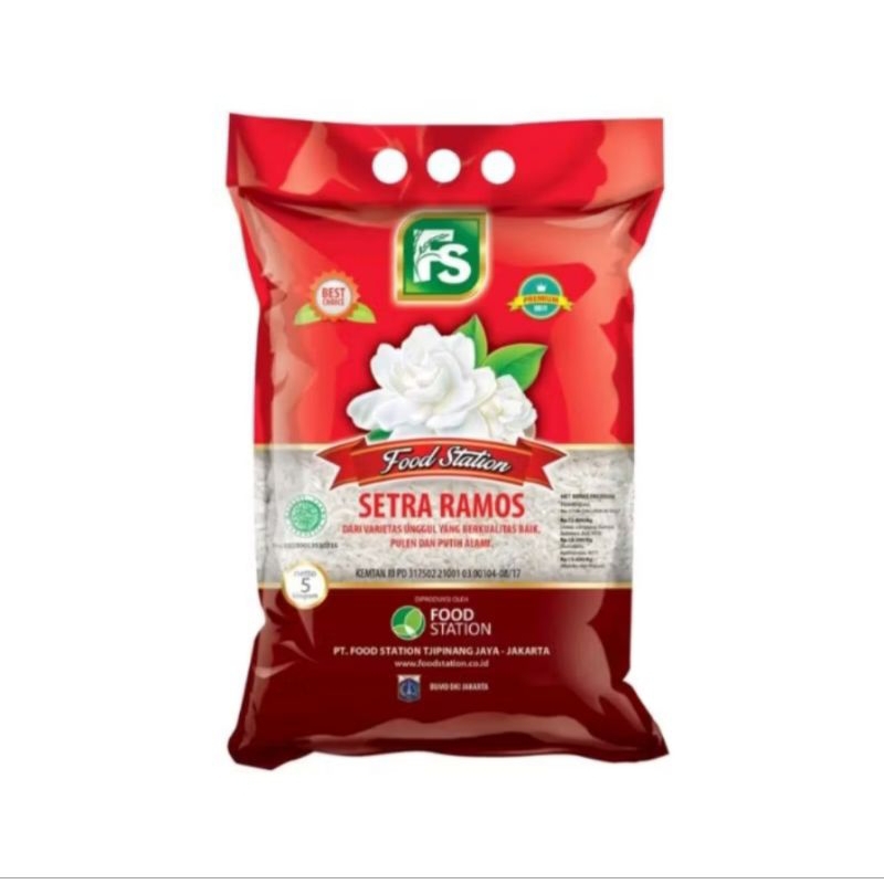 

BERAS FS FOOD STATION SETRA RAMOS MELATI 5KG