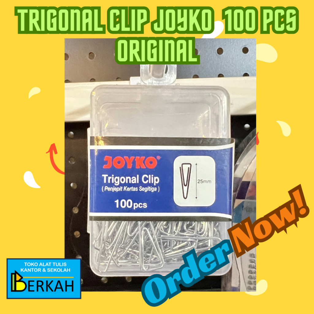 

Trigonal Klip No 3P 1 Box 100 pcs Joyko Original