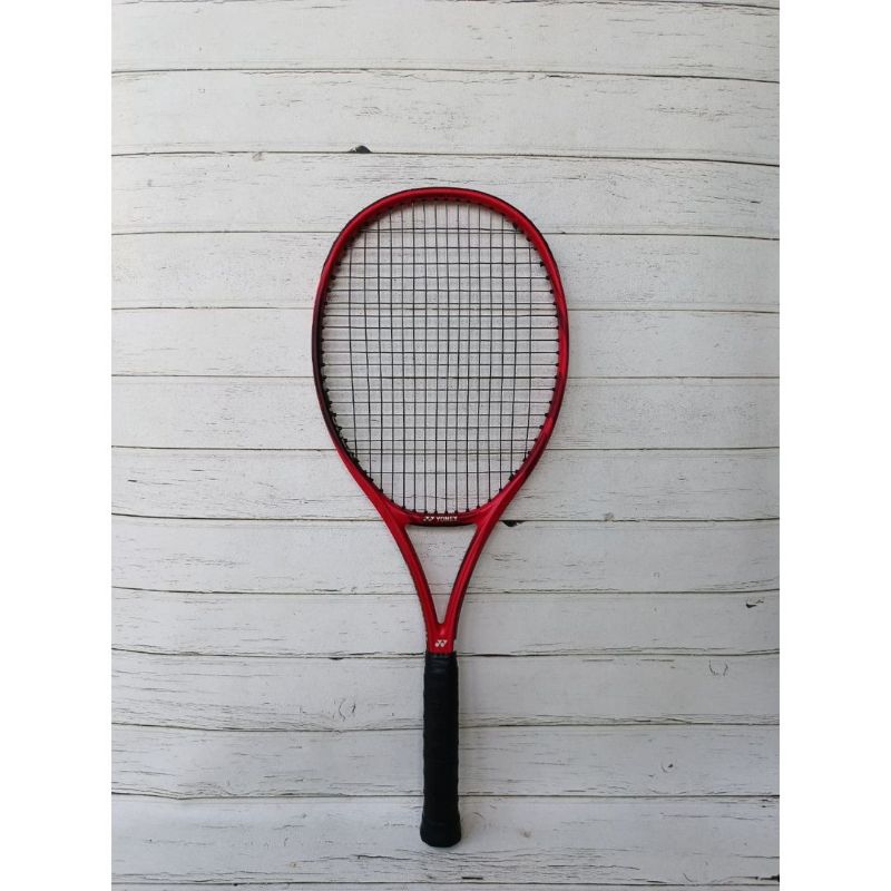 [ RAKET TENIS SECOND YONEX VCORE 98 FLAME RED / 305 Gram - 98 in ]