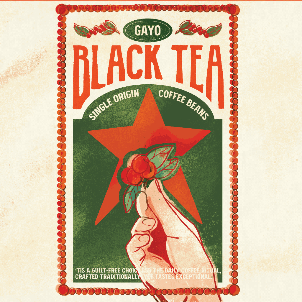 

GAYO BLACK TEA Specialty Coffee Biji Kopi (100gram) by Space Roastery