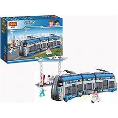 Cogo 4143 Piece City Bus Rapid Transit Building Block Set 545 pcs