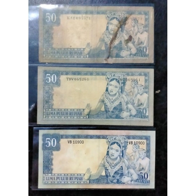 Langka 50 rupiah Sukarno 1960
