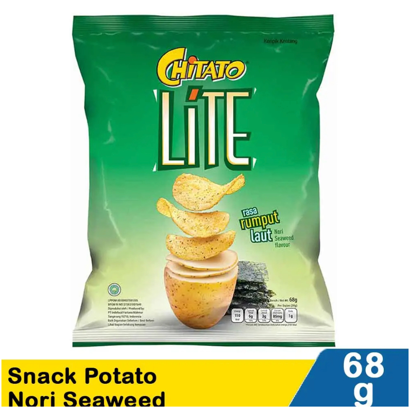 

Chitato Lite Snack Potato Nori Seaweed 68 Gram