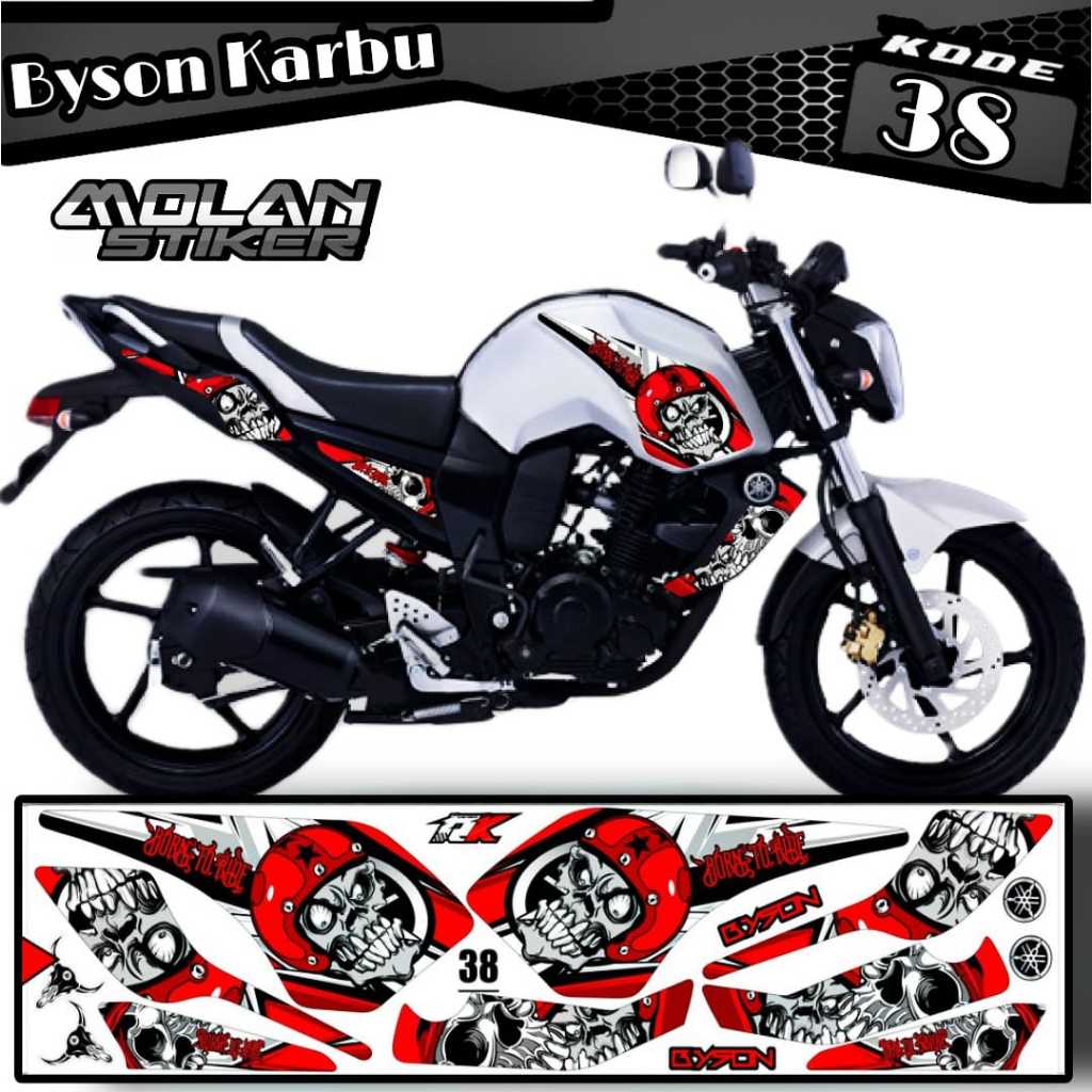 Decal Sticker Striping Variasi Byson old Yamaha Byson Decal Byson,Striping Byson