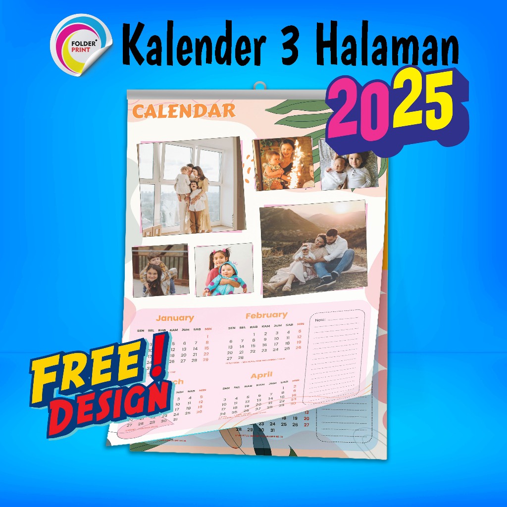 

Kalender Dinding 3 Lembar Halaman Custom Free Design