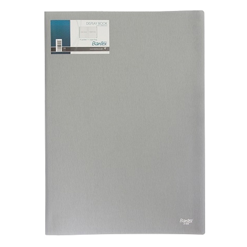

KODE F17A Bantex Display Book Zipper Bag FolioF4 1 pocket 3181
