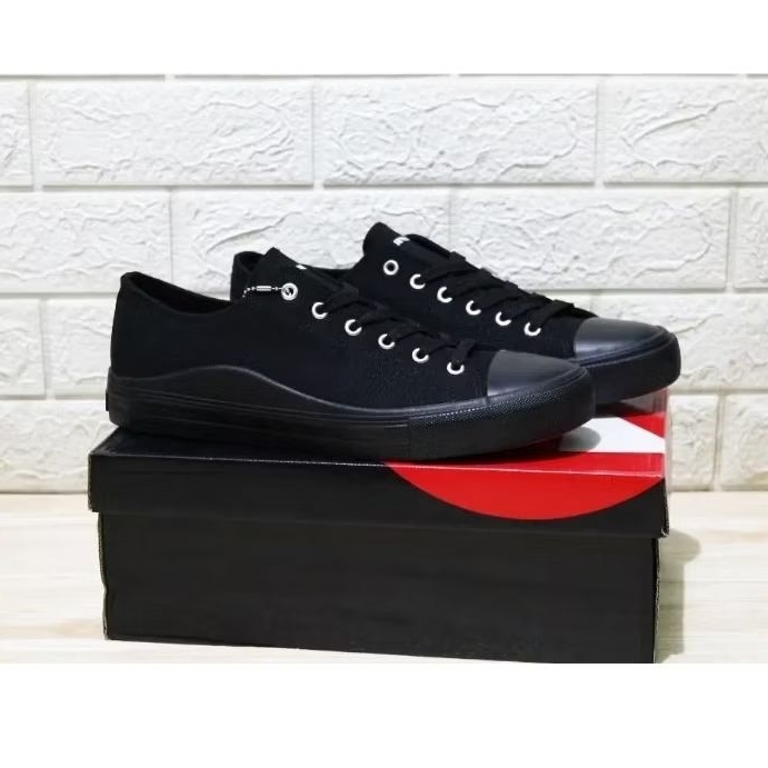 SEPATU AIRWALK BARITA FULL BLACK ORIGINAL