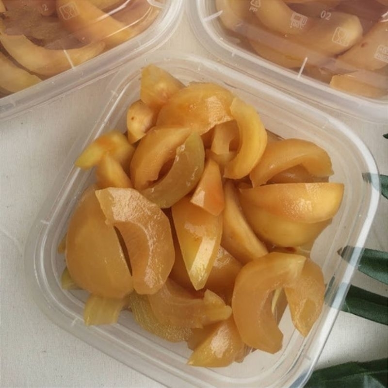 

Manisan buah pala basah enak segar /500GR