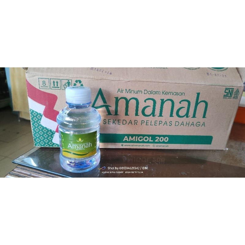 

Air Amanah botol 200ml isi 24 botol khusus wilayah Jogja via go send