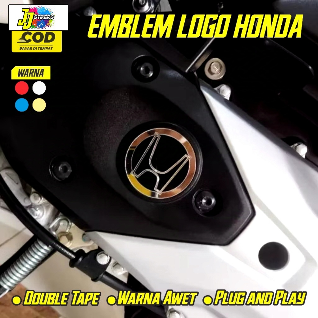 Emblem Honda Emblem Timbul Bukan Stiker Logo Honda Timbul Bulat 3D