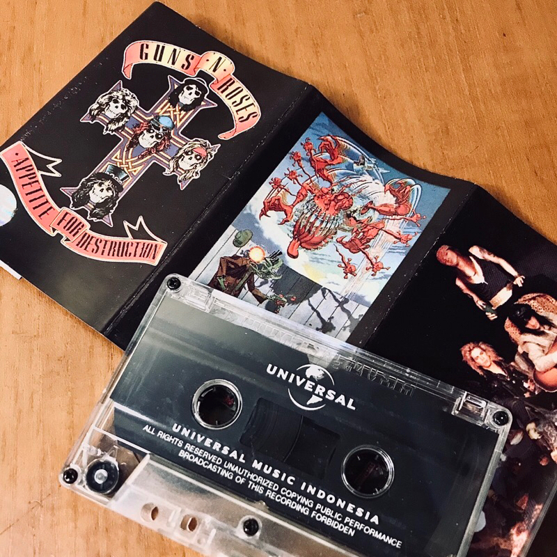 Kaset Pita Guns n Roses - Appetite For Destruction