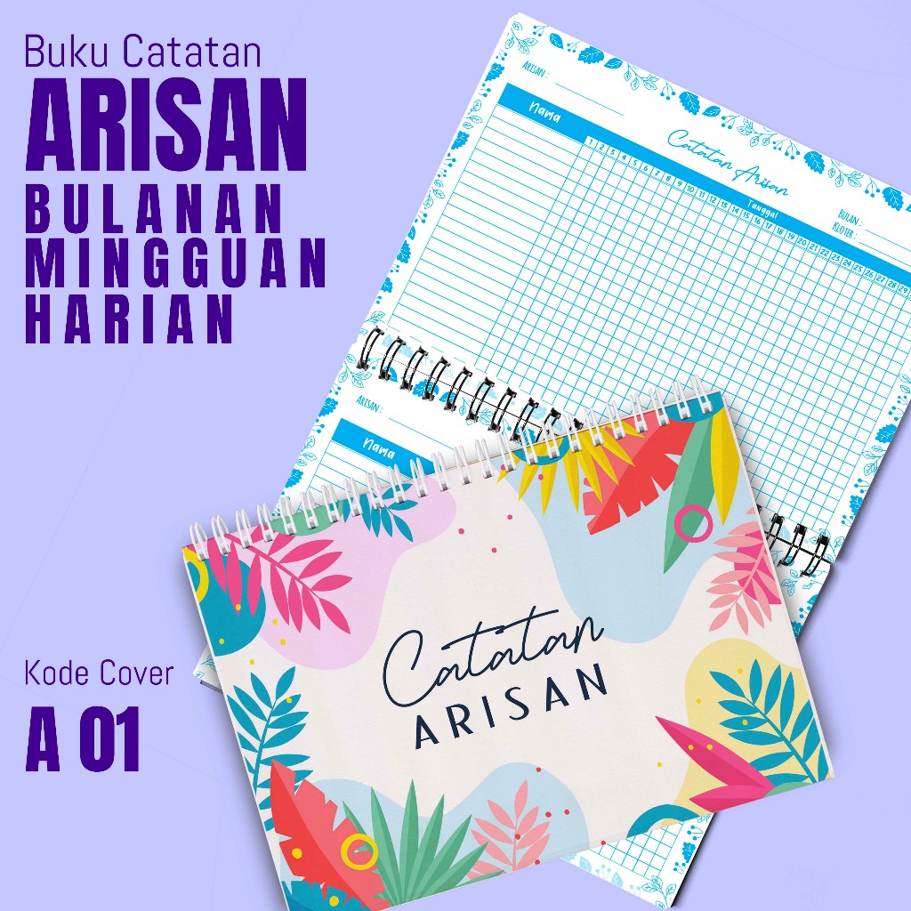 

artomaringi Buku Catatan Arisan Harian Mingguan Bulanan BELI 2 GRATIS 1 PEN GEL - Kode A01
