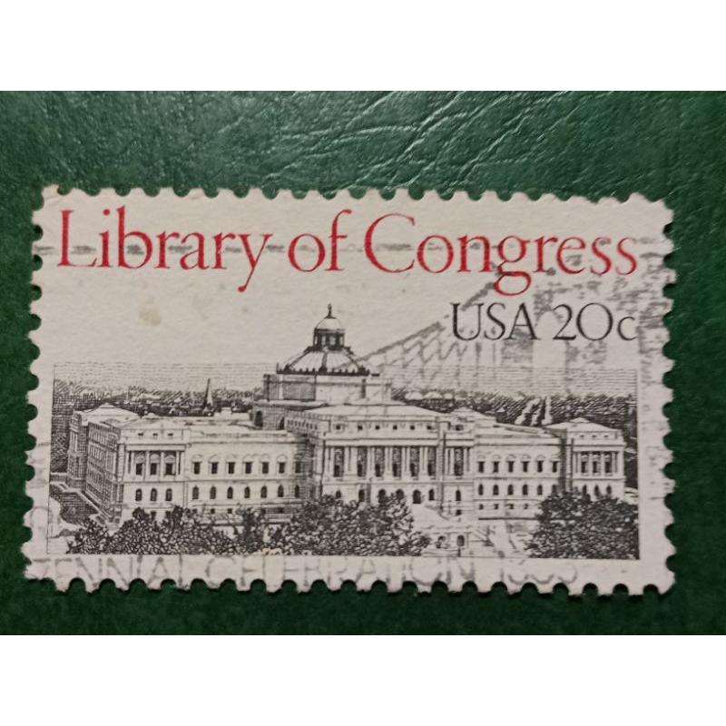 

Prangko USA 20 Cents Library of Congress Tahun 1982 USED