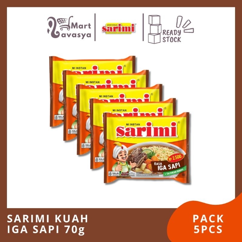 

SARIMI KUAH IGA SAPI 70g - 1 PACK (5PCS) - KOTA BANDUNG - LAVASYA MART