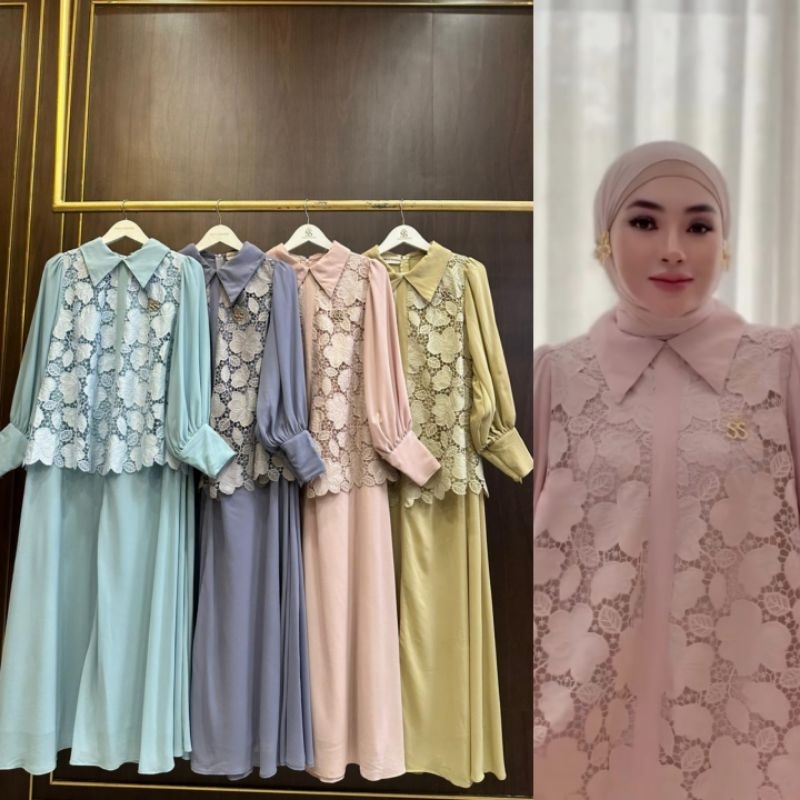 Dress Brokat Ori Shellasaukia