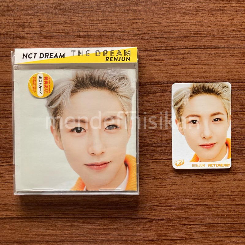 Renjun - NCT Dream the Dream Japan Album & Yes Card