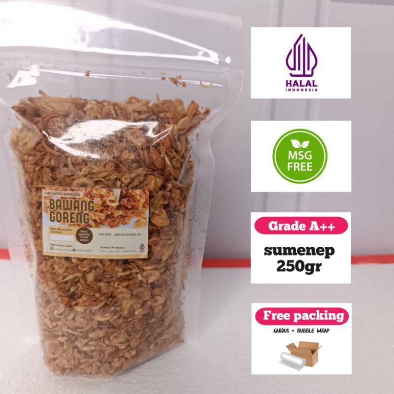 

Bawang Goreng Asli Sumenep 250gr