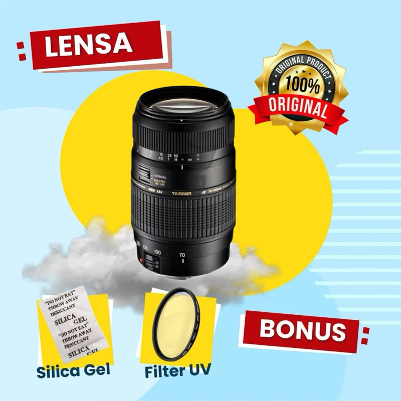 LENSA TAMRON 70-300MM FOR NIKON